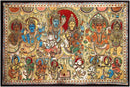 The Devine Family - Large Kalamkari Painting