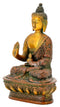 Brass Medicine Buddha in Golden Brown Finish