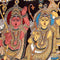 Court of Lord Sri Rama- Large Kalamkari Painting