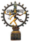 Antiquated Brass Figurine of Lord Natarajan 23"