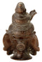 Gangadhar Shiva Head - Antiquated Brass Sculpture