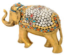 Decorative Elephant Brass Statue 9.30"