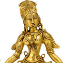 Indian Lady Dancer - Brass Statue