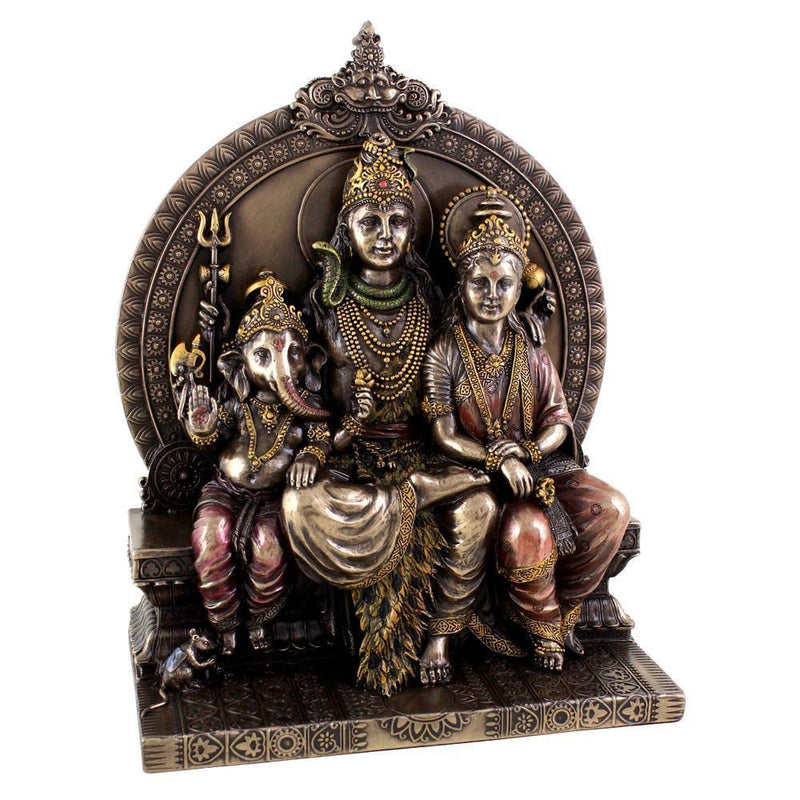 Beautiful Lord Shiva Family Idol - Adorable Craftmanship