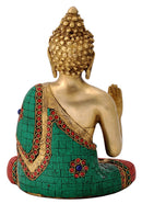 Blessing Gautam Buddha Brass Figure