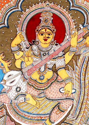 Veena Vadini Saraswati on Swan
