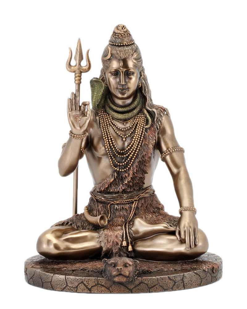 Hindu Lord Shiva Mahadev Blessing Sitting Pose
