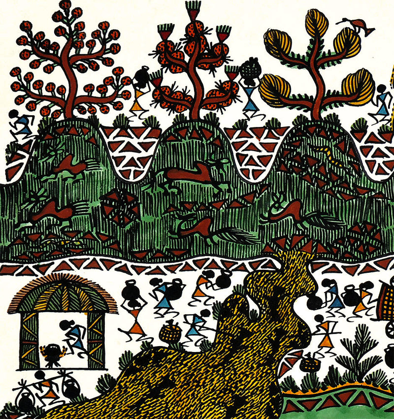 Rythm of Joy - Folk Painting