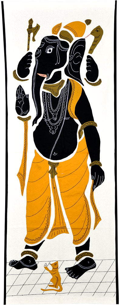 Lord Ganpati - Cotton  Applique Work