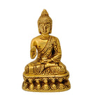 Blessing Buddha Brass Figure