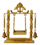 Carved Brass Swing for Deity