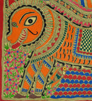 Goddess Durga - Madhubani Painting