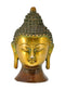 Serene Buddha Brass Head