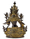 Goddess Green Tara - Brass Sculpture 12.50"