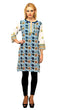 Blue Embroidery Kurti