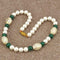 "Sea Treasures" Pearl & Stone Necklace