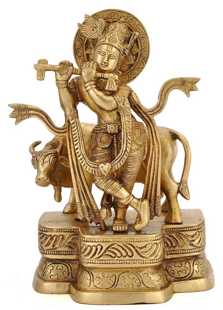 Murlidhar Krishna with Cow