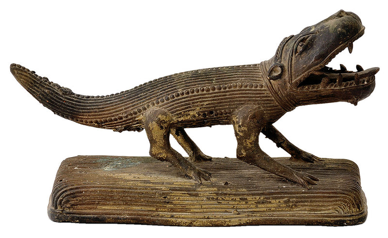 Crocodile Sculpture - Tribal Dhokra Art