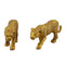 Brass Golden Jaguar Pair