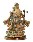 Divine Couple Shri Radha Krishan Brass Figure