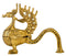 Brass Mayur Incense Burner Engraved Peacock