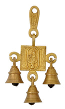 Shri Krishna Brass Hanging Bell Showpiece