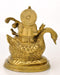 Devi Saraswati Seated on Swan 7.25"