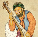 Indian Sitar Musician - Miniature Painting