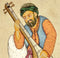 Indian Sitar Musician - Miniature Painting