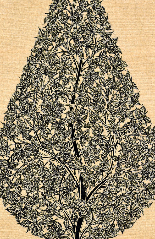 Tree with Flowers - Intricate Pattern Painting