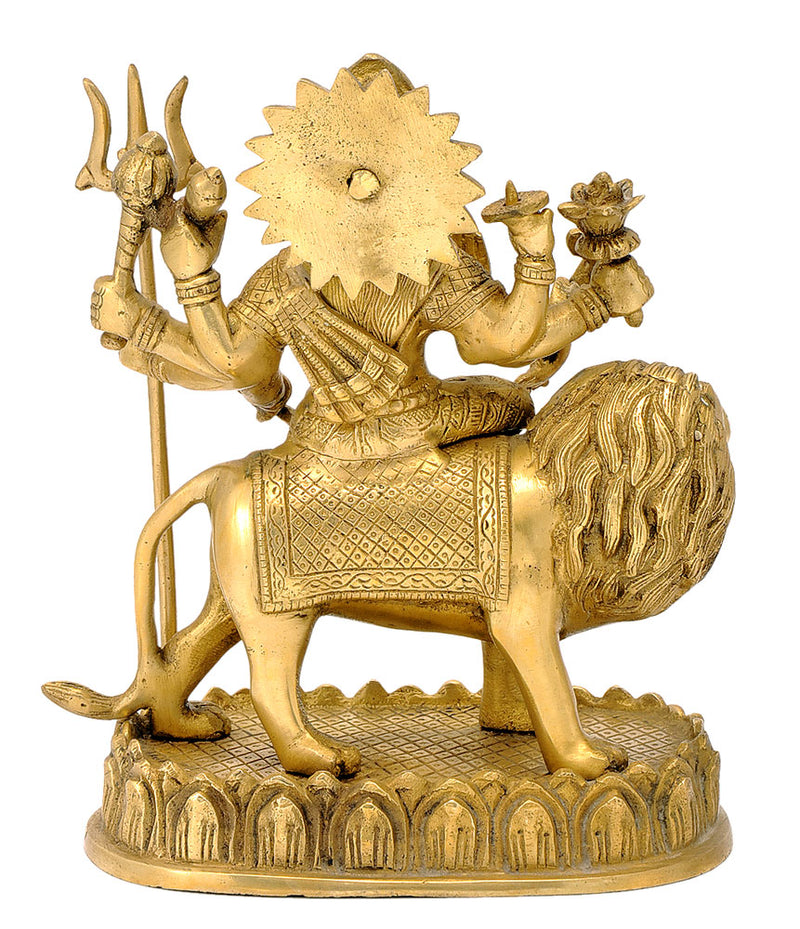 Bhagwati Durga Ma Brass Statue