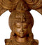 Divine Goddess Saraswati - Large Wood Sculpture