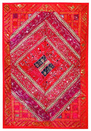 Red Lake - Cotton Wall Hanging