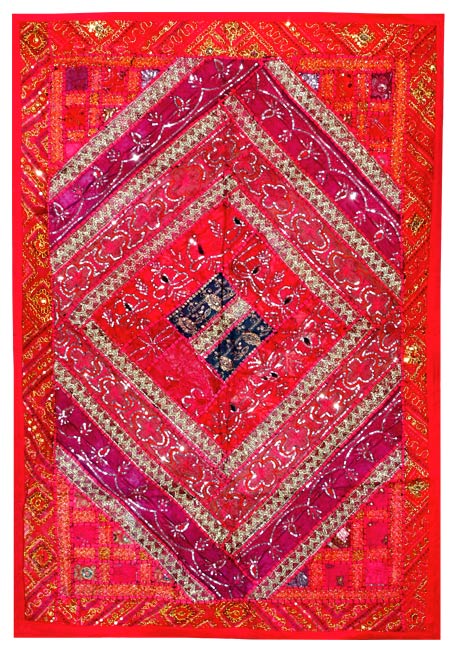 Red Lake - Cotton Wall Hanging