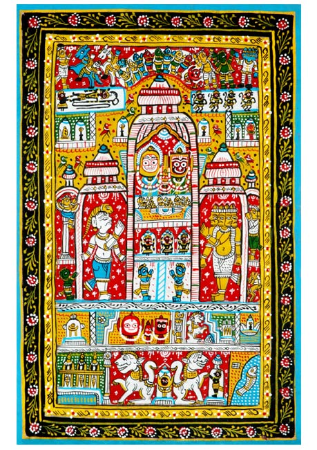Scene of Lord Jagannath Temple 18"