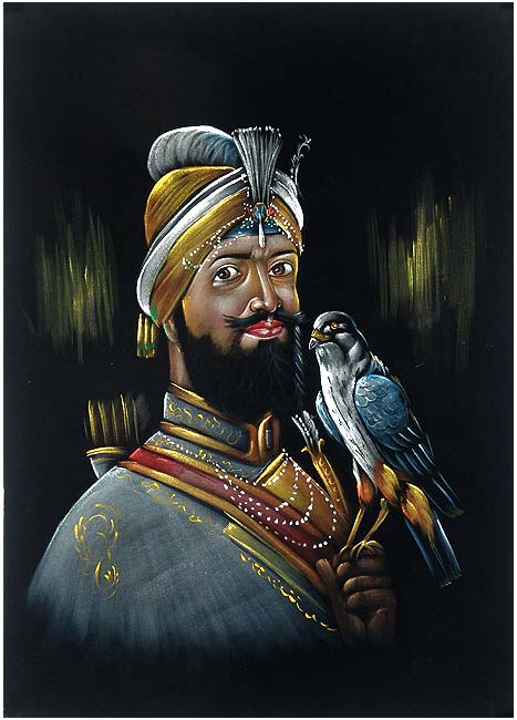 Guru Gobind Singh Ji - Velvet Painting