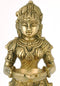 Meenakshi Deepam - Brass Statue 9"