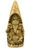Lakshmi Ganesha in Sculptural Brass Tusks