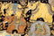 Joyful Elephants - Cotton Kalamkari Painting