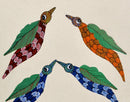 Flying Birds - Gond Painting