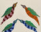 Flying Birds - Gond Painting