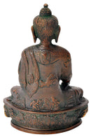 Medicine Buddha Sculpture in Golden Brown Finish