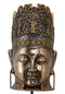 Solid Buddha Head Decorative High Finish Figurine