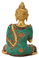 Medicine Buddha Brass Sculpture 10.50"