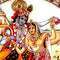 Dance of 'Enternal Lovers' Marble Painting