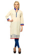 Ethnic Cream Kurta with Warli Design