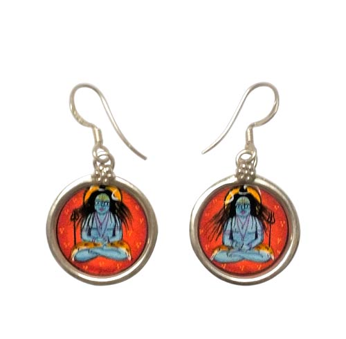 Lord Mahayogi Shiva - Earrings