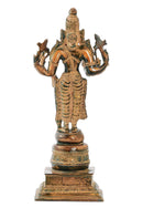 Lord Vishnu Statue in Antique Finish