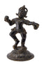 Antique Finish Baby Krishna Holding Sweet Balls Collector's Figurine 5.75"