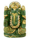 Gajamukh Lord Ganesha - Green Aventurine Statue